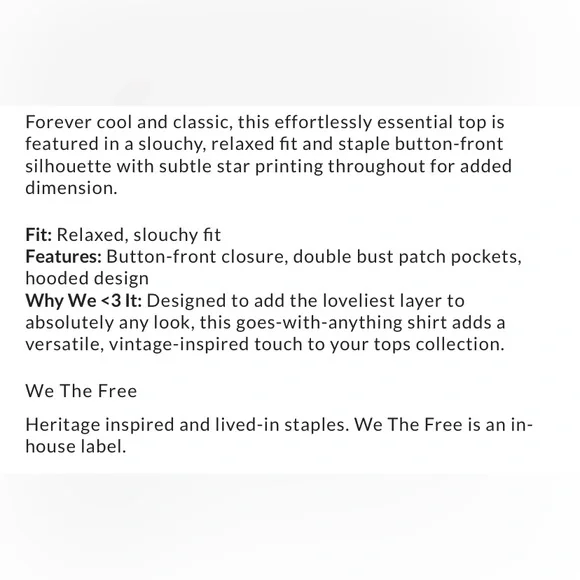 NWOT Free People All the Stars jacket oversized boho Medium novelty casual - Picture 2 of 9